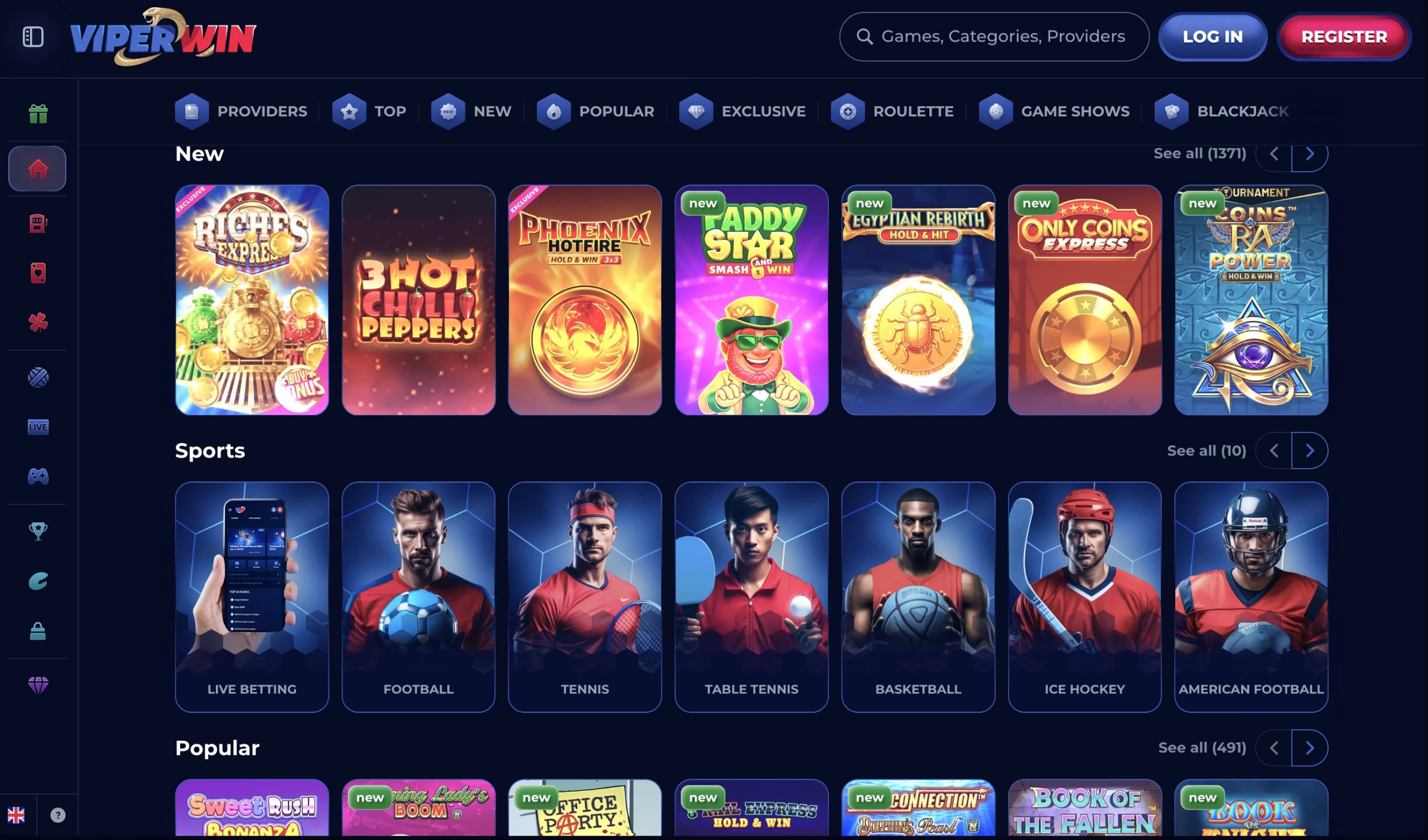 viperwin spiele